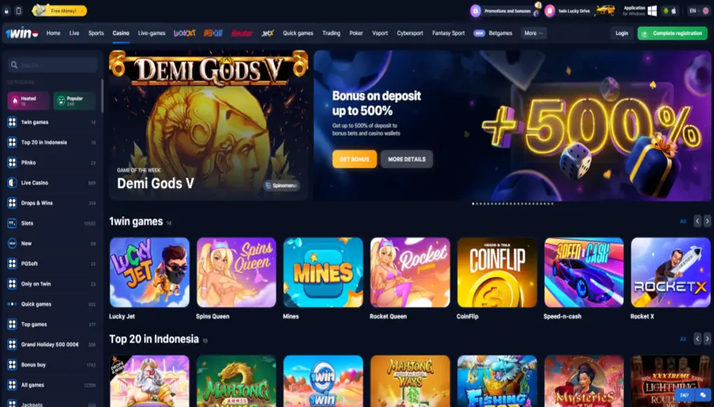 About Casino 1win